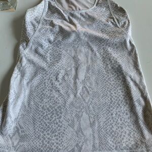 Lululemon Gray Snake Print Tank Top